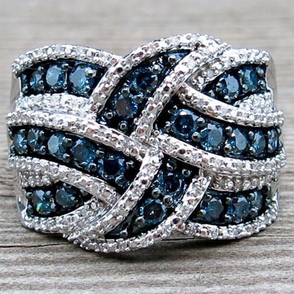 Anna BRIDAL WEDDING ENGAGEDMENT RING - Picture 4 of 4